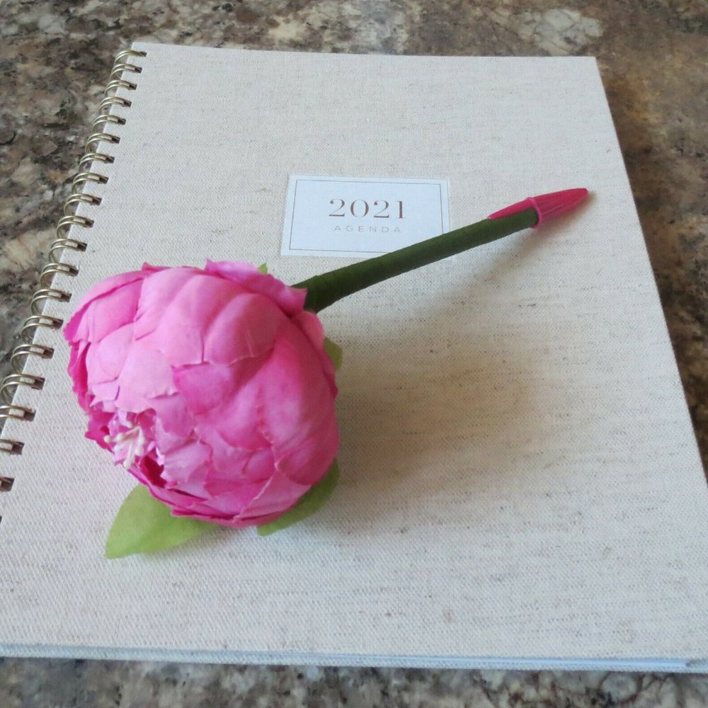 Alaska Pink Peony Pen Handmade in the USA